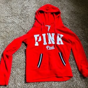 Pink quarter zip hoodie